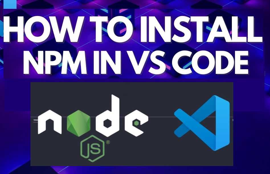 How to Install npm on Visual Studio Code