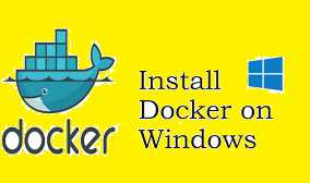 how to install docker on Windows
