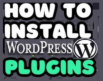 how to install wordpress plugins