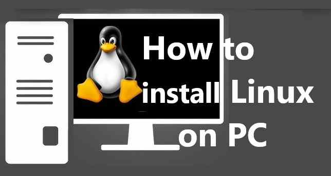 how to install Linux on PC