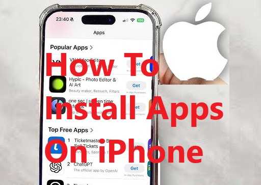 how to install apps on iphone
