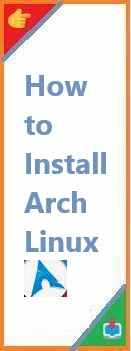 how to install arch Linux