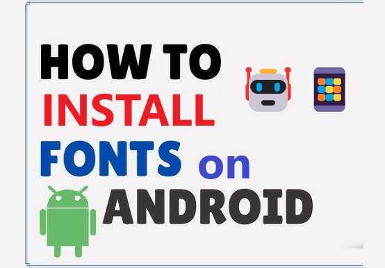 how to install fonts on android