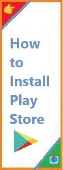how to install play store
