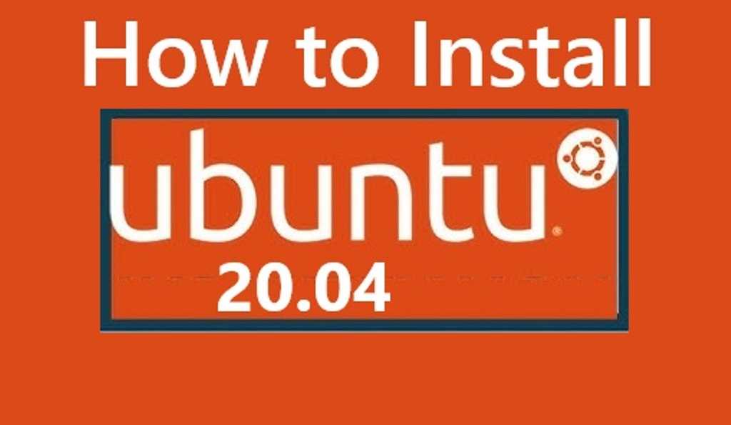 how to install ubuntu 20.04