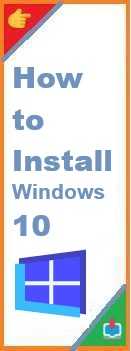 how to install Windows 10