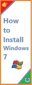 how to install Windows 7