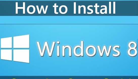 how to install Windows 8