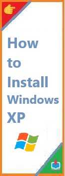 how to install Windows XP